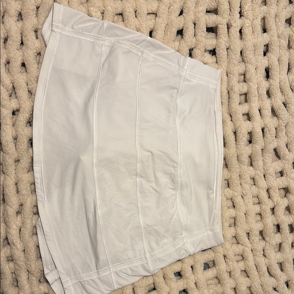 lululemon athletica Pace Rival Mid-Rise White Skirt